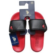 Wholesale - U.S. POLO ASSN. BOYS RED/BLK SANDALS C/P 24, UPC: 662239092227